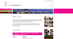 Desktop Screenshot of pr-club-hamburg.de